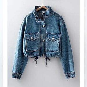 182 - Denim Blue Women's Jacket